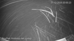 Vrchol Bouřňák, pohled na jih