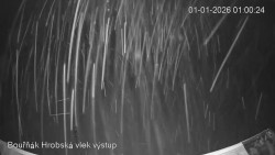 Vrchol Bouřňák, pohled na jih