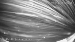 Vrchol Bouřňák, pohled na jih