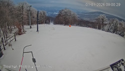 Vrchol Bouřňák, pohled na jih