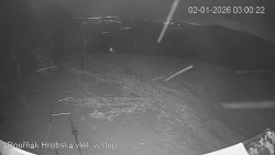 Vrchol Bouřňák, pohled na jih