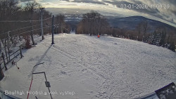 Vrchol Bouřňák, pohled na jih