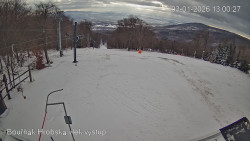 Vrchol Bouřňák, pohled na jih