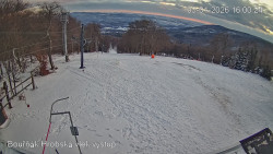 Vrchol Bouřňák, pohled na jih