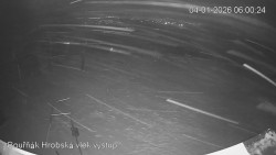 Vrchol Bouřňák, pohled na jih