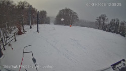 Vrchol Bouřňák, pohled na jih