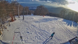 Vrchol Bouřňák, pohled na jih