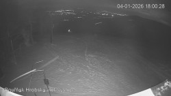 Vrchol Bouřňák, pohled na jih