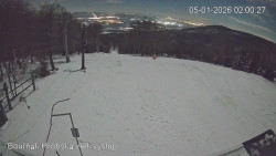 Vrchol Bouřňák, pohled na jih