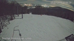 Vrchol Bouřňák, pohled na jih