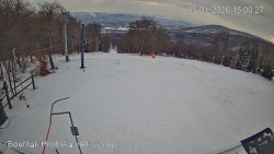 Vrchol Bouřňák, pohled na jih