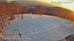 Vrchol Bouřňák, pohled na jih