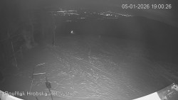 Vrchol Bouřňák, pohled na jih