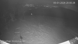 Vrchol Bouřňák, pohled na jih