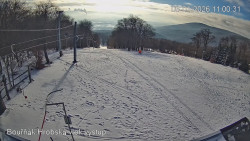 Vrchol Bouřňák, pohled na jih