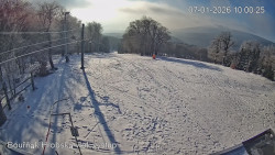 Vrchol Bouřňák, pohled na jih