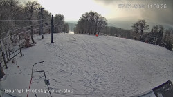 Vrchol Bouřňák, pohled na jih