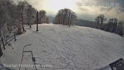 Vrchol Bouřňák, pohled na jih