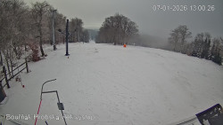 Vrchol Bouřňák, pohled na jih