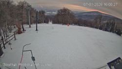 Vrchol Bouřňák, pohled na jih