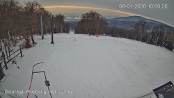 Vrchol Bouřňák, pohled na jih