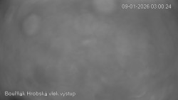 Vrchol Bouřňák, pohled na jih