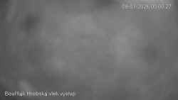 Vrchol Bouřňák, pohled na jih