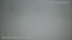 Vrchol Bouřňák, pohled na jih