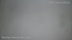 Vrchol Bouřňák, pohled na jih