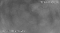 Vrchol Bouřňák, pohled na jih