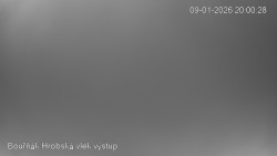 Vrchol Bouřňák, pohled na jih