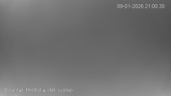 Vrchol Bouřňák, pohled na jih