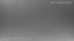 Vrchol Bouřňák, pohled na jih