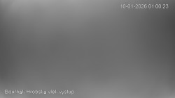 Vrchol Bouřňák, pohled na jih