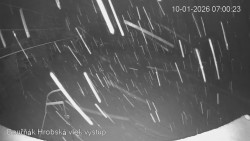 Vrchol Bouřňák, pohled na jih