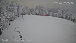 Vrchol Bouřňák, pohled na jih