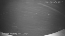 Vrchol Bouřňák, pohled na jih