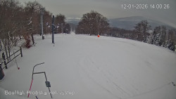 Vrchol Bouřňák, pohled na jih