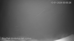 Vrchol Bouřňák, pohled na jih