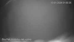 Vrchol Bouřňák, pohled na jih