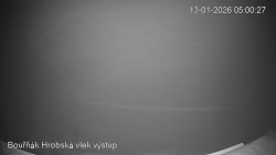 Vrchol Bouřňák, pohled na jih