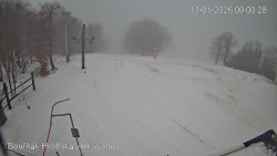 Vrchol Bouřňák, pohled na jih