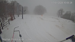 Vrchol Bouřňák, pohled na jih