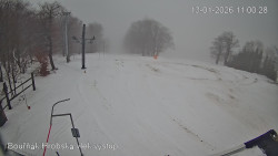 Vrchol Bouřňák, pohled na jih