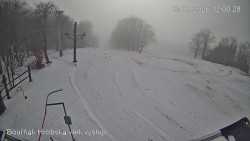 Vrchol Bouřňák, pohled na jih