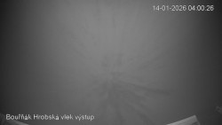 Vrchol Bouřňák, pohled na jih