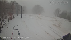 Vrchol Bouřňák, pohled na jih