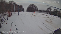 Vrchol Bouřňák, pohled na jih