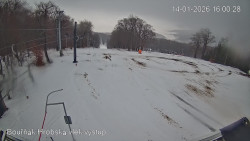 Vrchol Bouřňák, pohled na jih