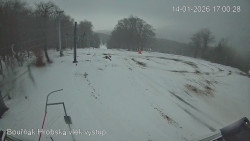 Vrchol Bouřňák, pohled na jih